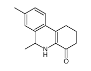 6,8-dimethyl-2,3,5,6-tetrahydro-1H-phenanthridin-4-one结构式