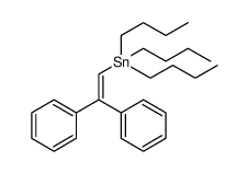 Stannane, tributyl(2,2-diphenylethenyl) Structure