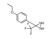 3-(4-ethoxyphenyl)-3-(trifluoromethyl)diaziridine Structure