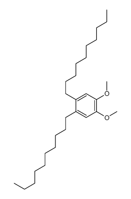 1,2-didecyl-4,5-dimethoxybenzene结构式