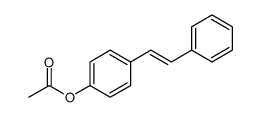4-ACETOXYSTILBENE Structure