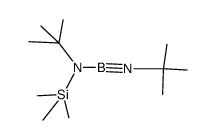 (tert-butylamino){tert-butyl(trimethylsilyl)amino}borane结构式