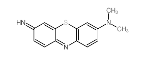 7-imino-N,N-dimethyl-phenothiazin-3-amine structure