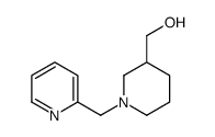 1-(2-吡啶基甲基)-3-哌啶甲醇结构式