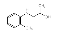 1-(o-甲苯氨基)丙烷-2-醇结构式