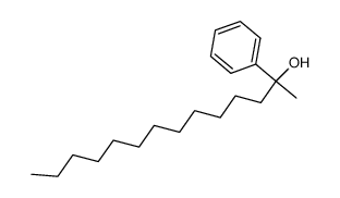 2-phenyl-tetradecan-2-ol结构式