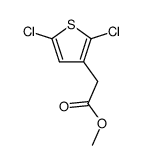 methyl 2,5-dichloro-3-thienylacetate Structure