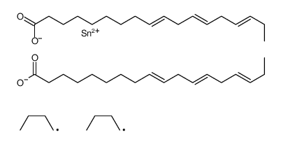 双(9,12,15-十八烷三烯酰基)氧基二丁基锡结构式