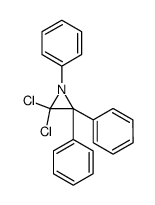 Aziridine, 2,2-dichloro-1,3,3-triphenyl-结构式
