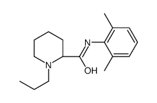 (R)-N-(2,6-二甲苯基)-1-丙基哌啶-2-甲酰胺结构式