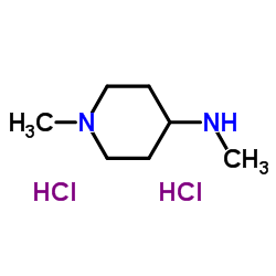 N,1-Dimethyl-4-piperidinamine dihydrochloride结构式