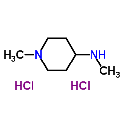 N,1-Dimethyl-4-piperidinamine dihydrochloride structure