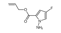 1-amino-4-fluoro-1H-pyrrole-2-carboxylic acid allyl ester Structure