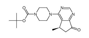 tert-Butyl (R)-4-(5-methyl-7-oxo-6,7-dihydro-5H-cyclopenta[d]pyrimidin-4-yl)piperazine-1-carboxylate picture