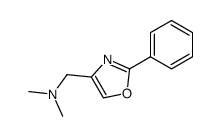 dimethyl-(2-phenyl-oxazol-4-ylmethyl)-amine结构式