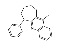 11-methyl-6-phenyl-7,8,9,10-tetrahydro-6H-cyclohepta[b]quinoline Structure