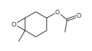4-acetoxy-1,2-epoxy-1-methyl-cyclohexane结构式