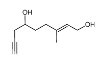 3-methylnon-2-en-8-yne-1,6-diol结构式