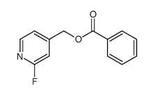 Benzoic acid 2-fluoro-pyridin-4-ylmethyl ester Structure