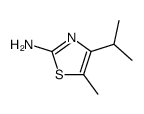 2-Thiazolamine,5-methyl-4-(1-methylethyl)-结构式