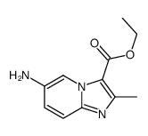 ethyl 6-amino-2-Methylimidazo[1,2-a]pyridine-3-carboxylate结构式