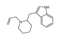 3-[(1-prop-2-enylpiperidin-2-yl)methyl]-1H-indole结构式