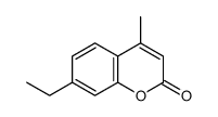 7-ethyl-4-methylchromen-2-one结构式