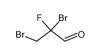 2,3-Dibromo-2-fluoropropanal结构式