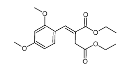 diethyl (E)-2-(2,4-dimethoxybenzylidene)succinate Structure