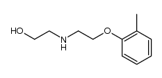 2-(2-o-tolyloxy-ethylamino)-ethanol结构式