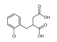 2-[(2-chlorophenyl)methyl]butanedioic acid Structure