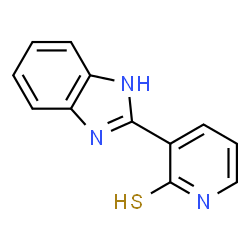 2-(2-Thiopyridin-3-yl)-1H-benzimidazole结构式