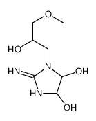 2-amino-4,5-dihydro-4,5-dihydroxy-1-(2'-hydroxy-3'-methoxy-1'-propyl)imidazole Structure