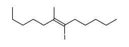 6-iodo-7-methyldodec-6-ene Structure