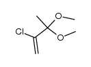 2-Chlor-3,3-dimethoxy-1-buten结构式