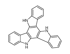 10,15-二氢-5H-二吲哚[3,2-a：3',2'-c]咔唑结构式