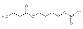 4-(Nitrooxy)butyl butanoate结构式