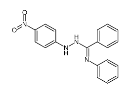 N-(4-nitro-phenyl)-N''-phenyl-benzamidrazone结构式