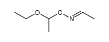 acetaldehyde O-(1-ethoxyethyl)oxime结构式