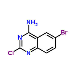 6-Bromo-2-chloroquinazolin-4-amine structure