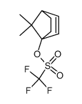 1-Trifluoromethylsulfenyloxy-7,7-dimethylbicyclo<2.2.1>hept-2-ene结构式