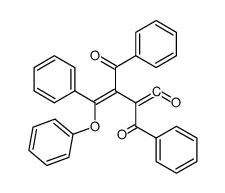 (E)-2,3-Dibenzoyl-4-phenoxy-4-phenyl-buta-1,3-dien-1-one Structure