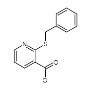 2-(phenylmethylthio)-3-pyridinecarboxylic acid chloride Structure