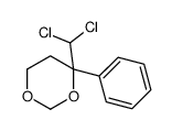 4-(dichloromethyl)-4-phenyl-1,3-dioxane结构式