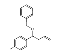 1‐[1‐(benzyloxy)‐but‐3‐enyl]‐4‐fluorobenzene Structure