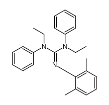 2-(2,6-dimethylphenyl)-1,3-diethyl-1,3-diphenylguanidine结构式
