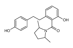 (2,5-Dimethyl-1-pyrrolidinyl){2-hydroxy-6-[2-(4-hydroxyphenyl)eth yl]phenyl}methanone structure