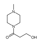 Piperazine, 1-(3-hydroxy-1-oxopropyl)-4-methyl- (9CI) picture