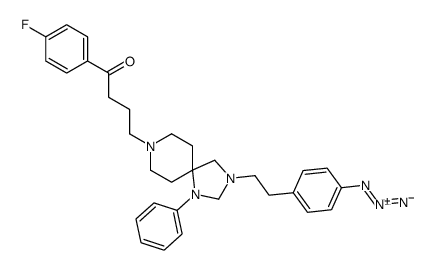 Azido-N-(4-aminophenethyl)spiperone结构式