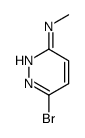 6-溴-N-甲基哒嗪-3-胺结构式